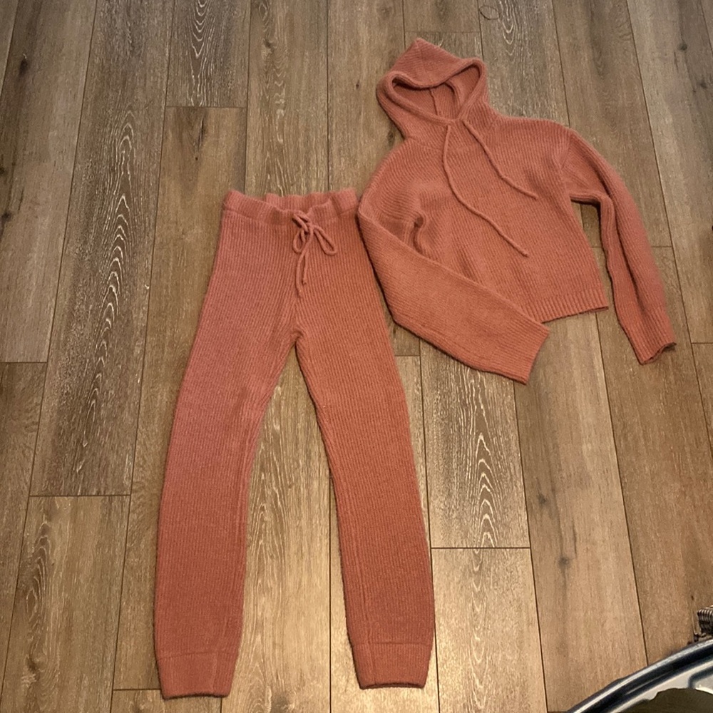 Mauve Knit loungewear set